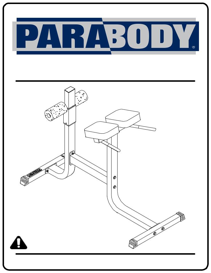 Life Fitness Parabody 821 User Manual