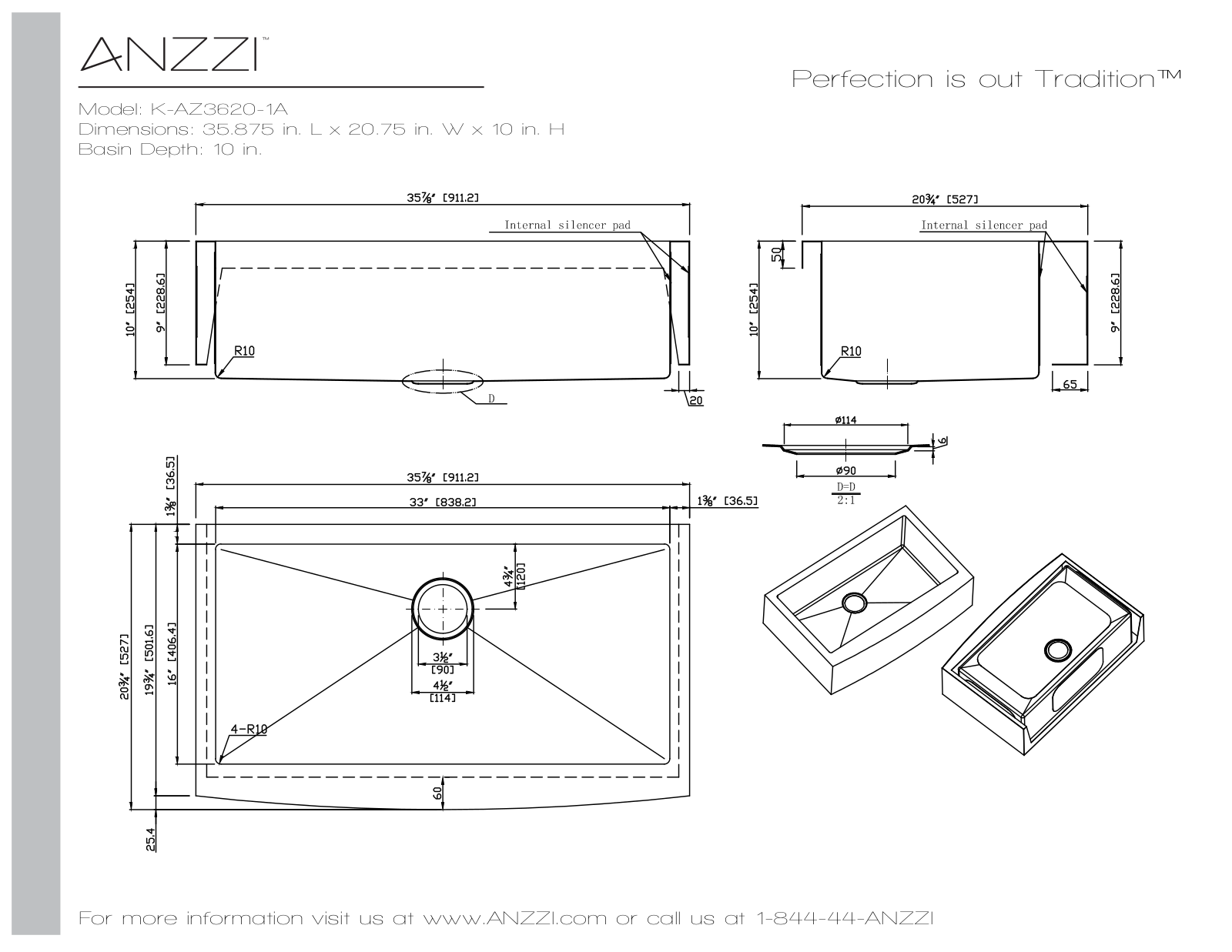 ANZZI ANZI1390 Specifications - ManualMachine.com