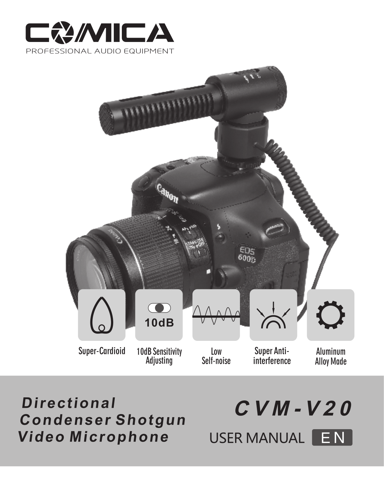 Comica CVM-V20 User Manual