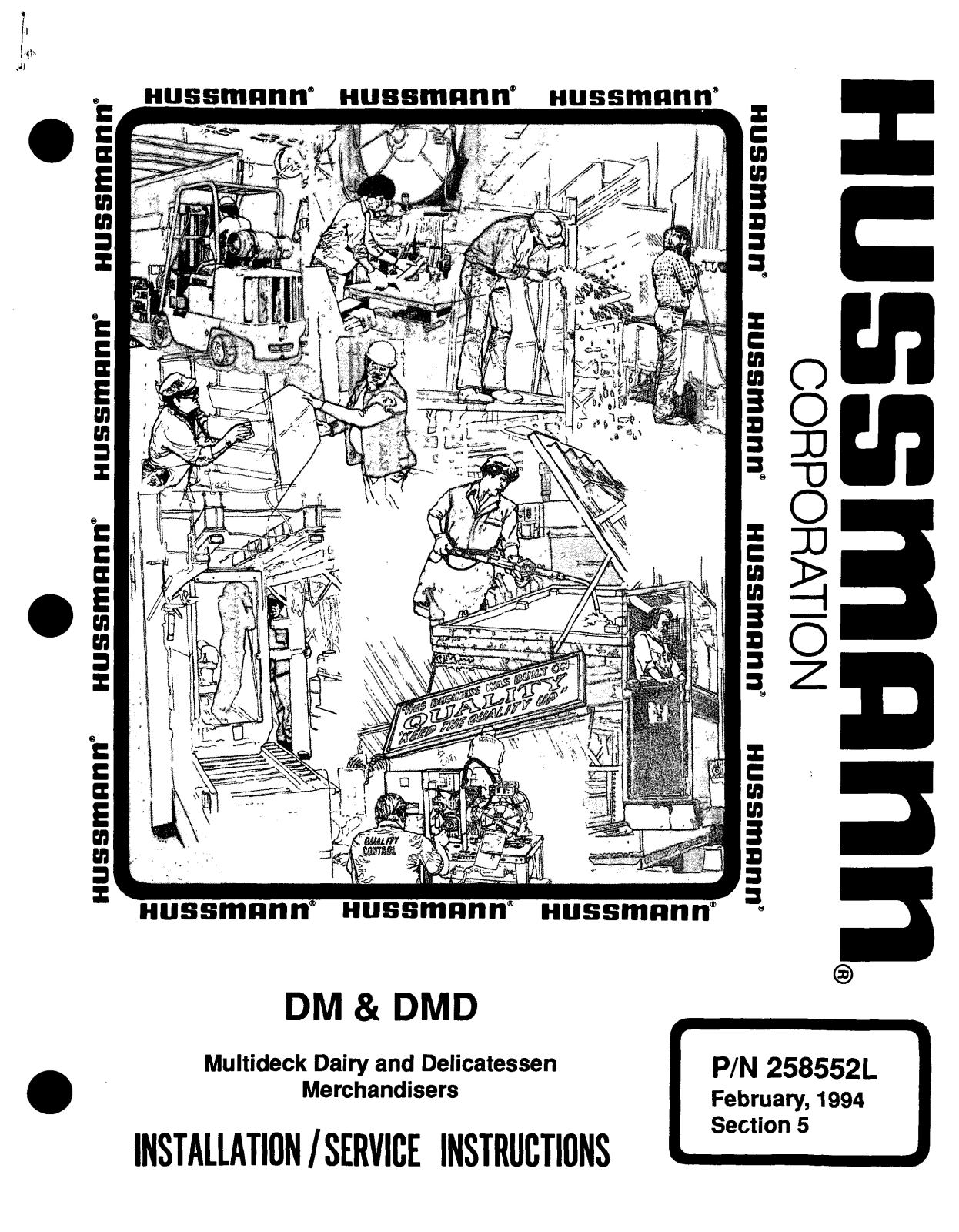 Hussmann DM, DMD Install Manual