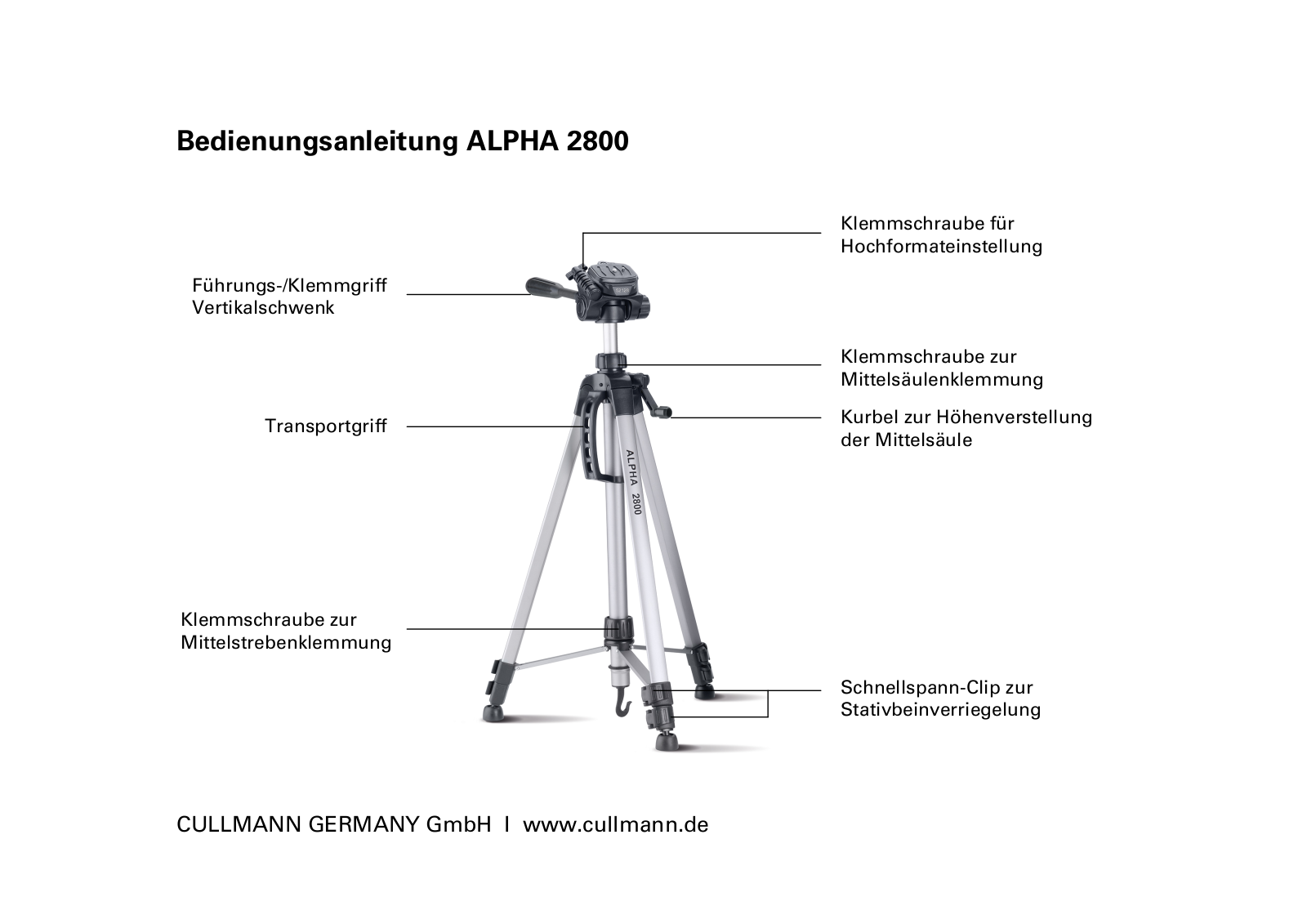 Cullmann ALPHA 2800 User manual - ManualMachine.com