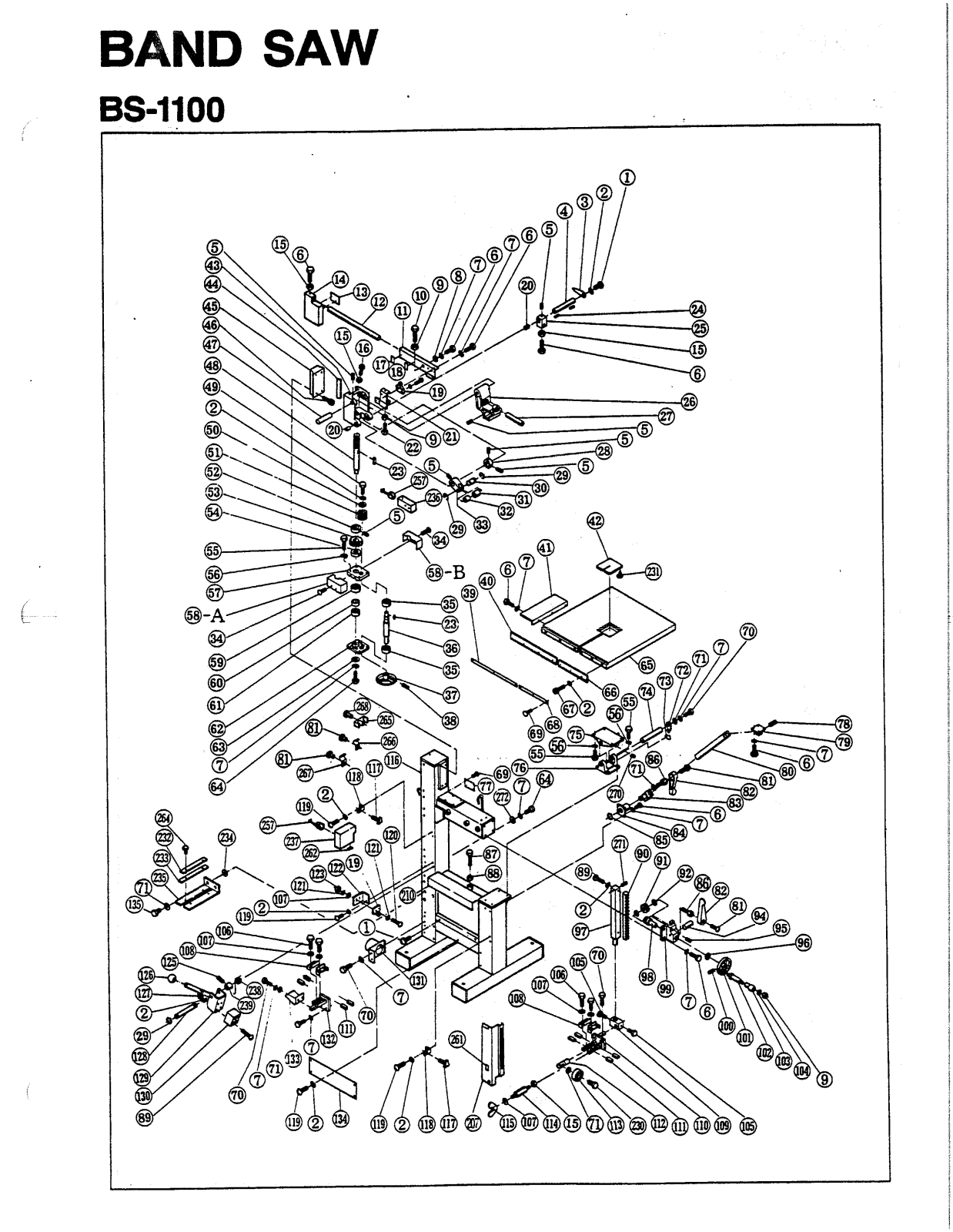 Ryobi BS1100 User Manual