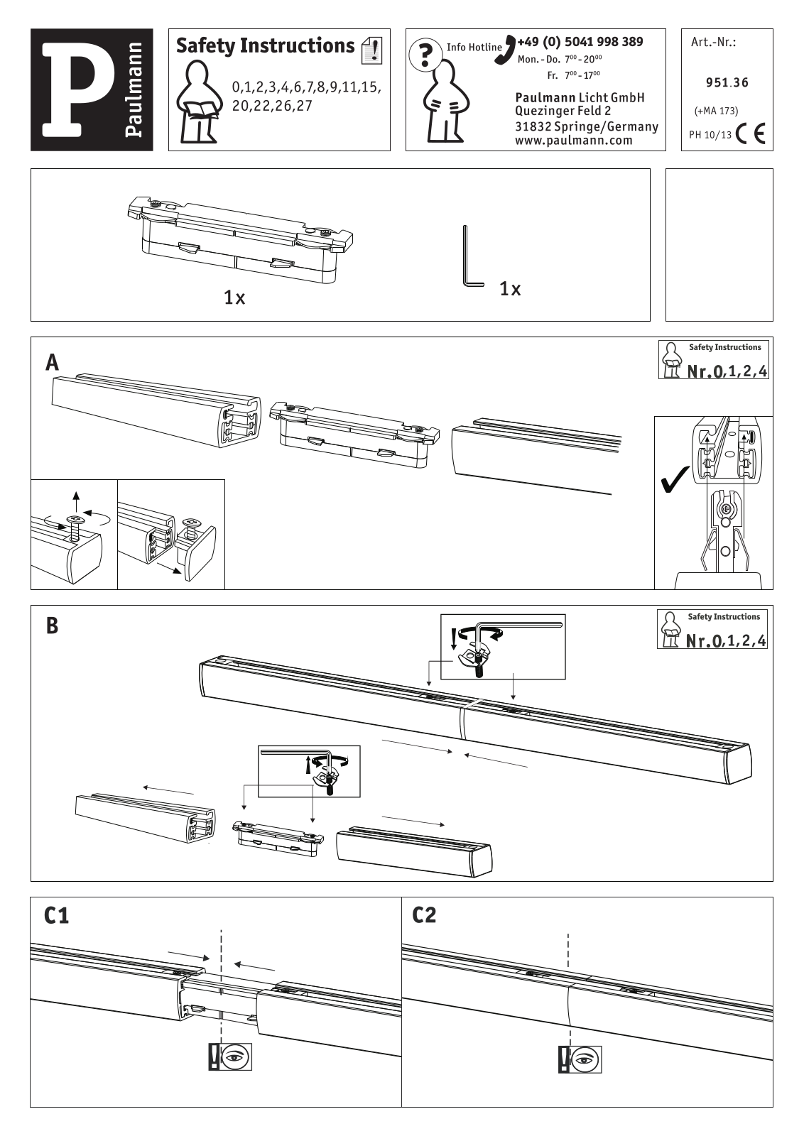 Paulmann 951.26 operation manual