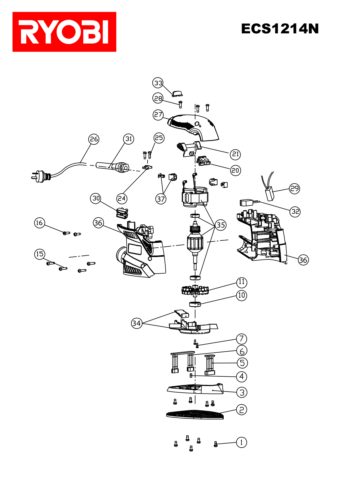 Ryobi ECS1214N User Manual