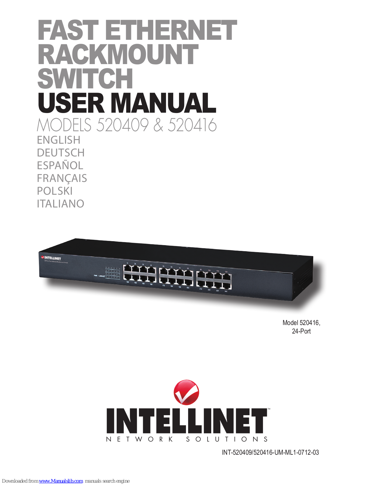 Intellinet 520409, 520416 User Manual