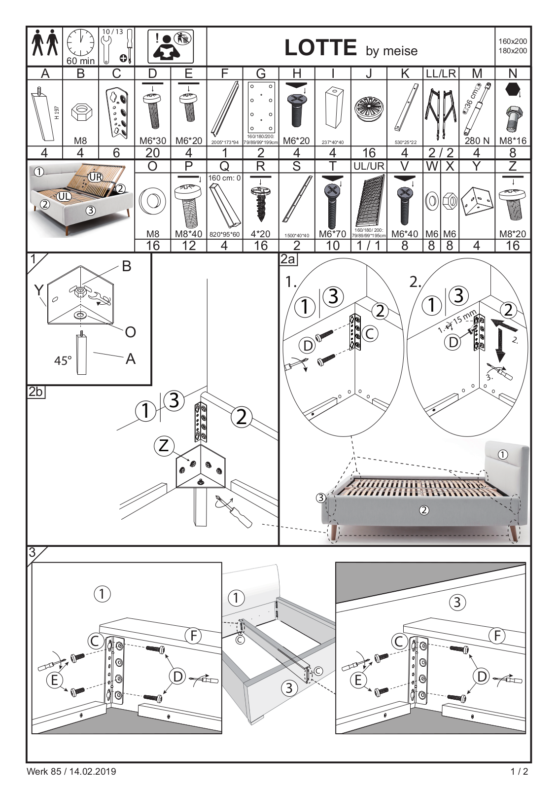 meise.mobel Lotte Assembly instructions