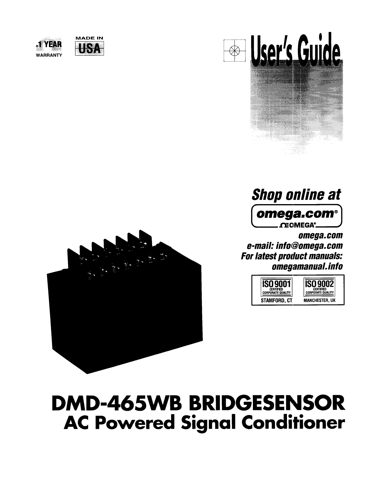 Omega DMD-465WB User guide - ManualMachine.com