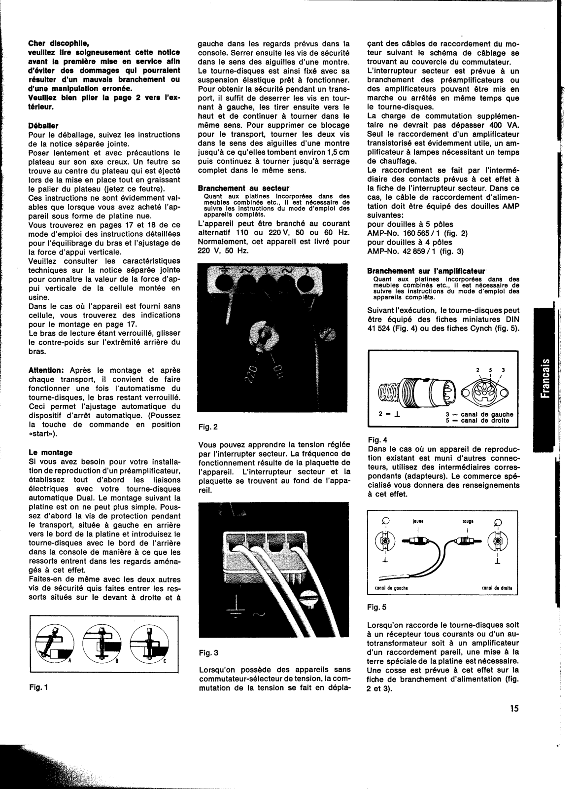 DUAL 1219 User Manual