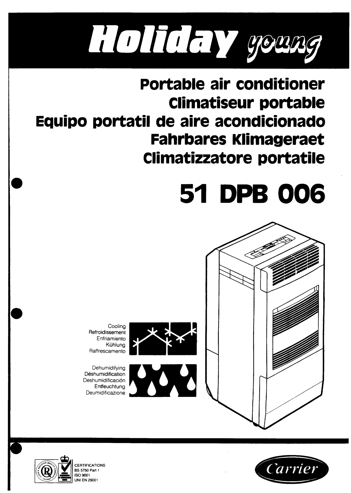 Carrier 51DPAAUT, 51DPBAUT User Manual