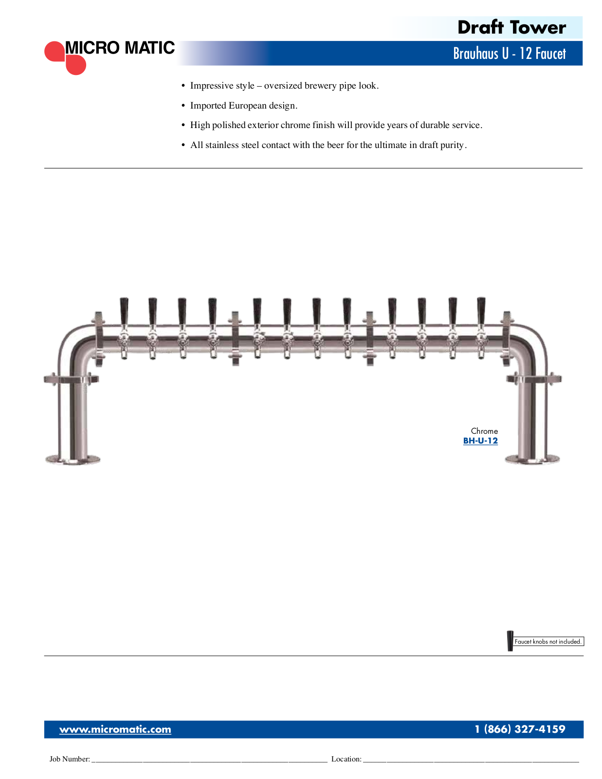 Micro Matic BH-U-12 User Manual