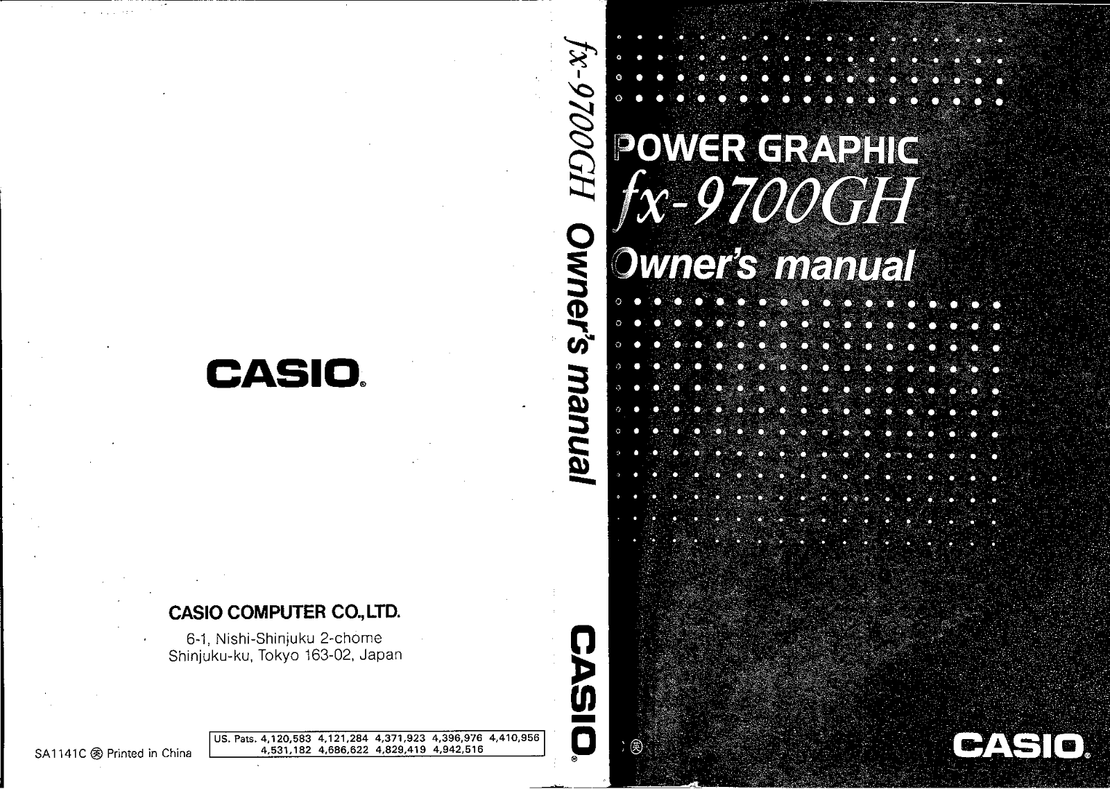 CASIO FX-9700GH User Manual