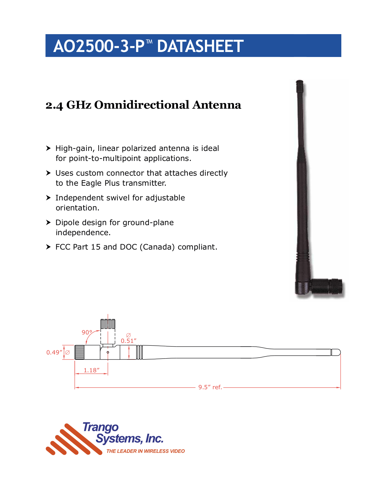 Trango Broadband AO2500-3-PTM User Manual