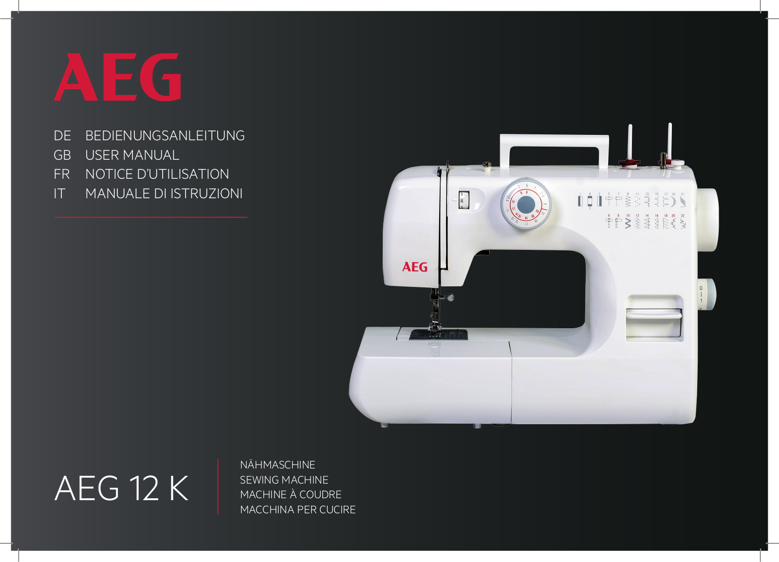 AEG 12 K User manual