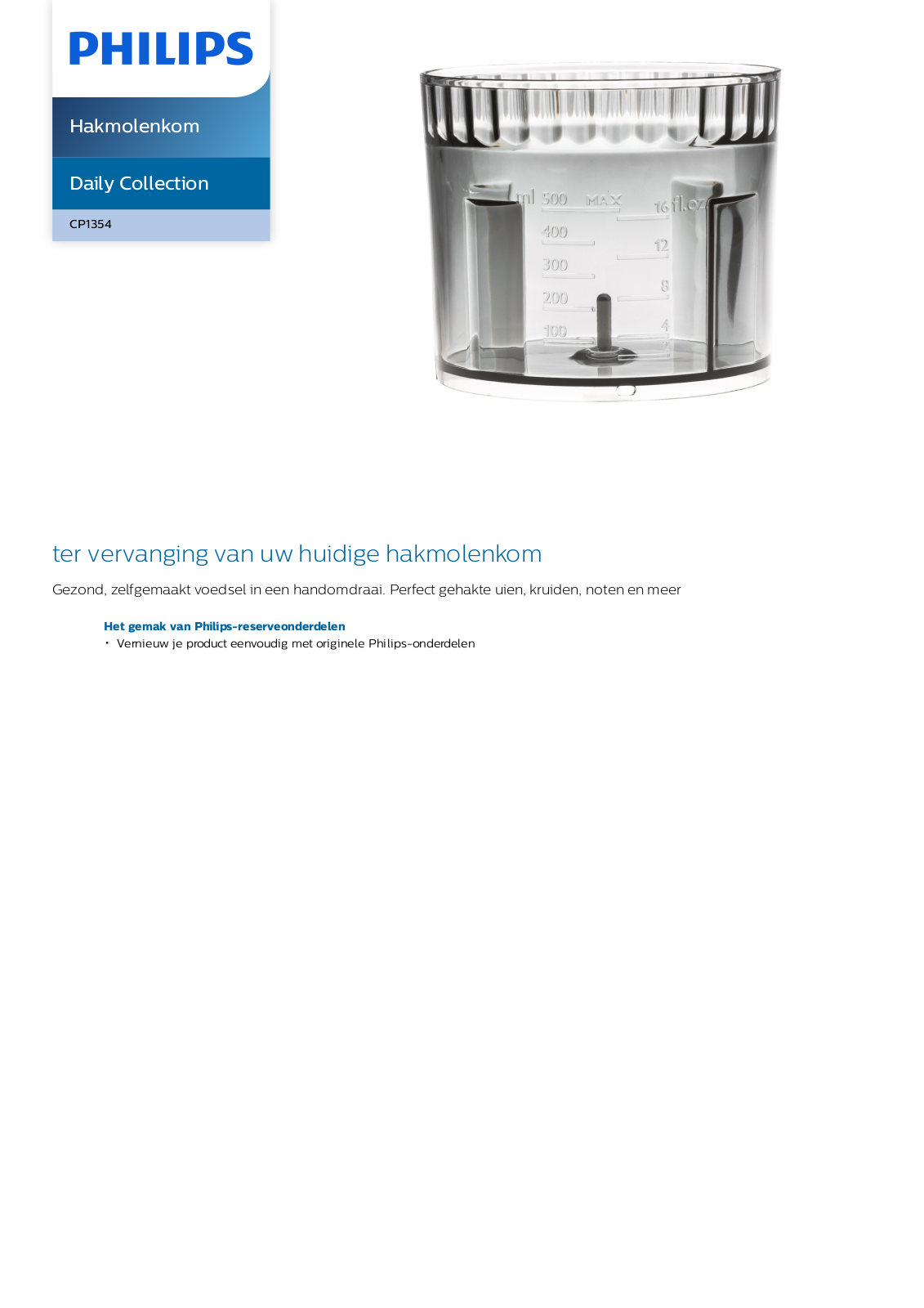 Philips CP1354/01 Leaflet - ManualMachine.com