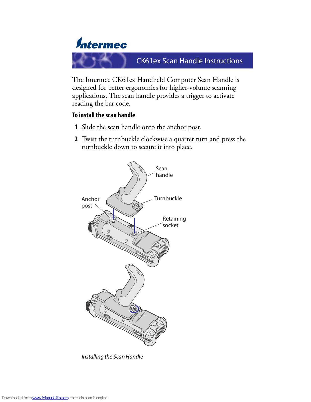 Intermec CK61EX Instructions Manual - ManualMachine.com