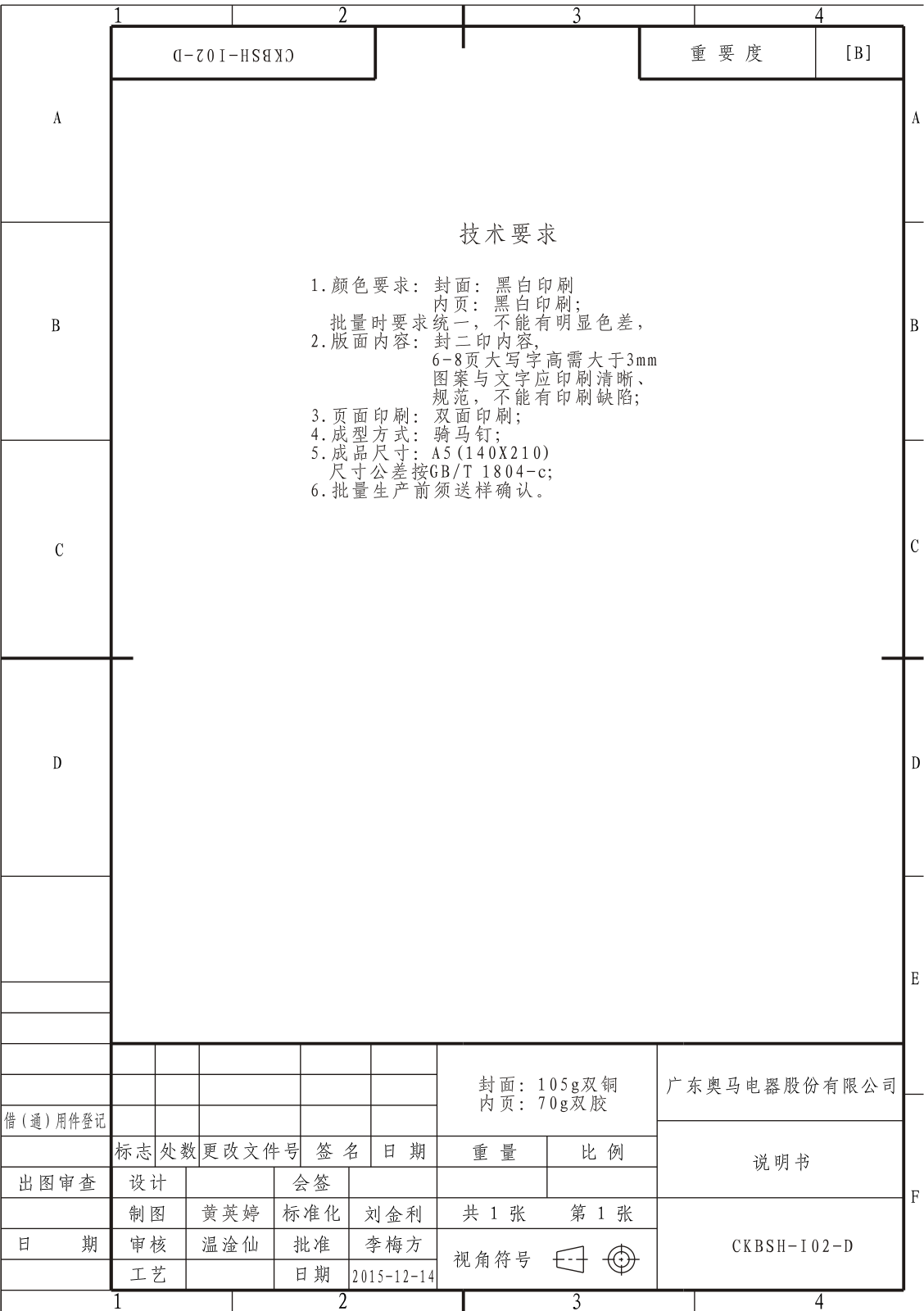 Bush BUCF5085W Instruction manual