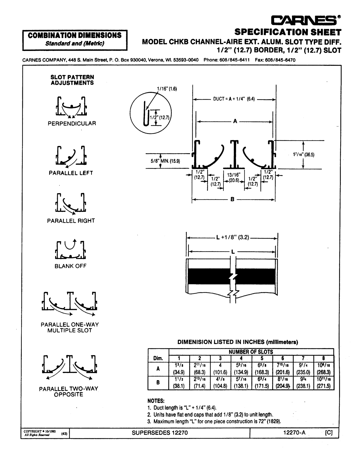 Carnes CHKB User Manual - ManualMachine.com