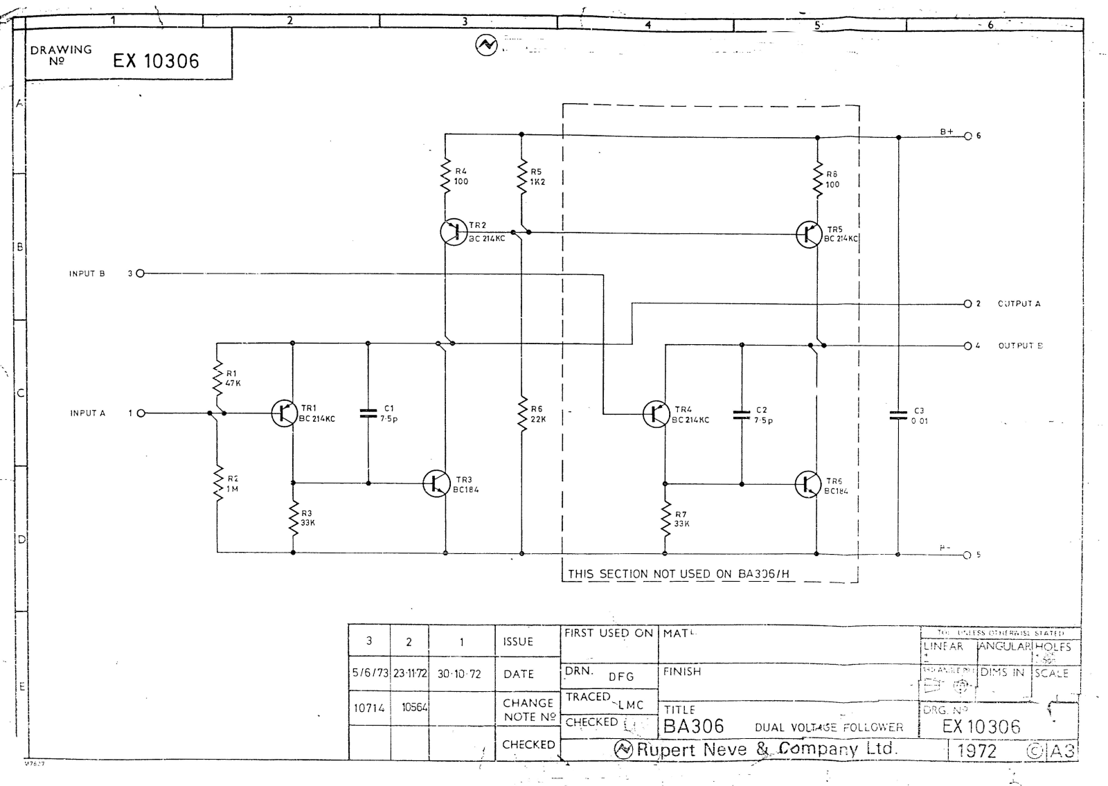 Neve 0306 User Manual