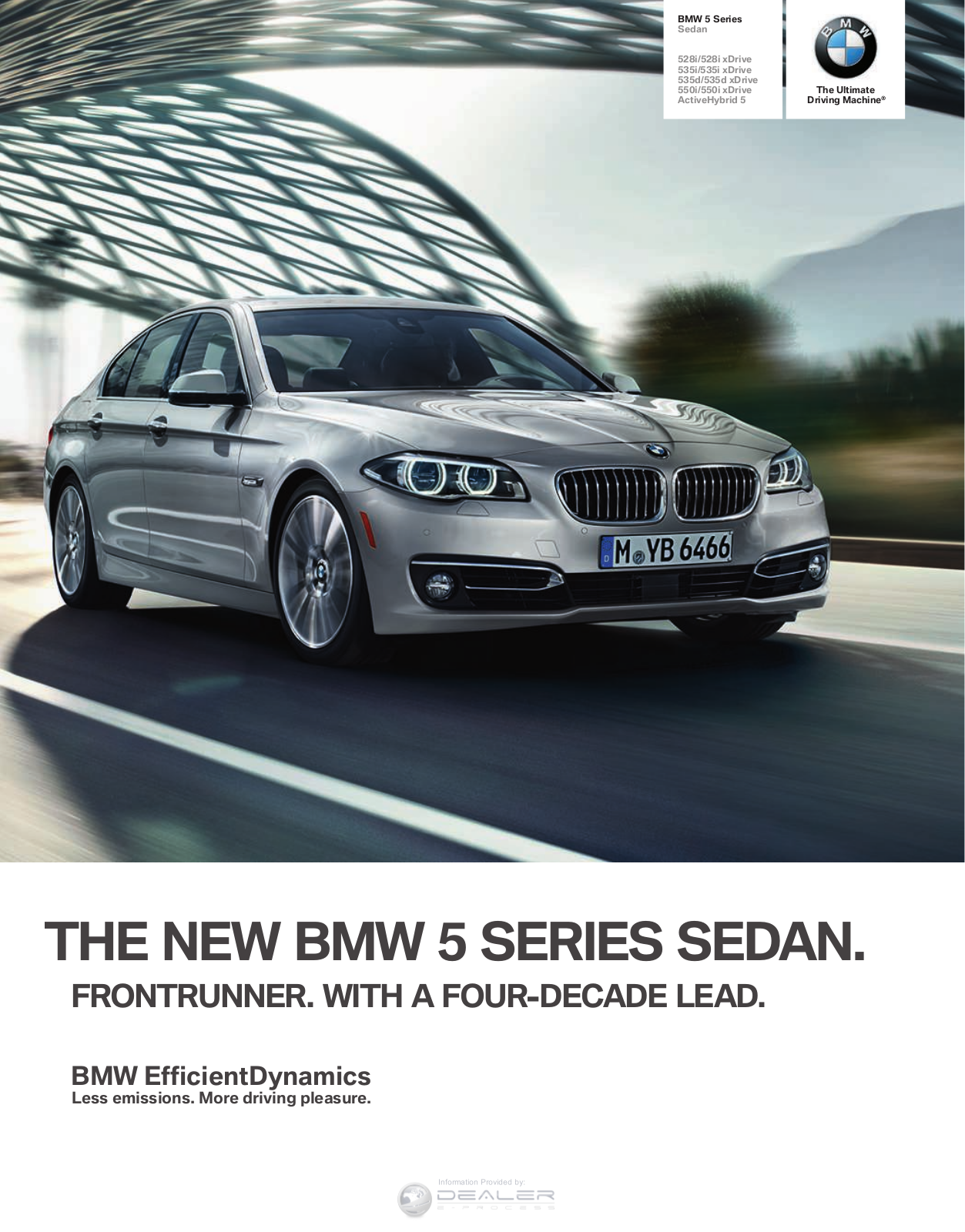 BMW 5 Series 2015 Owner's Manual