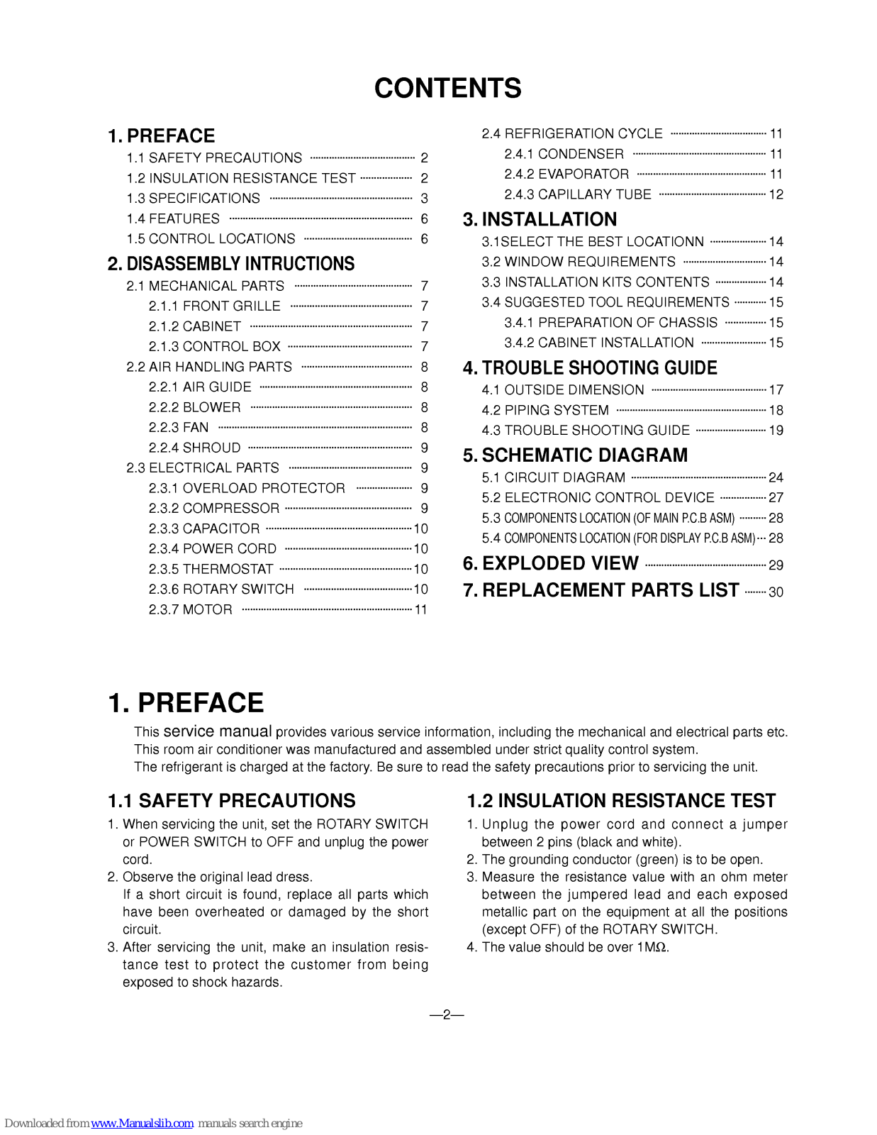 LG LW-C1211CL, LW-C1210CL, LW-C1010CL, LW-C1230CL, LW-C1030CL Service Manual