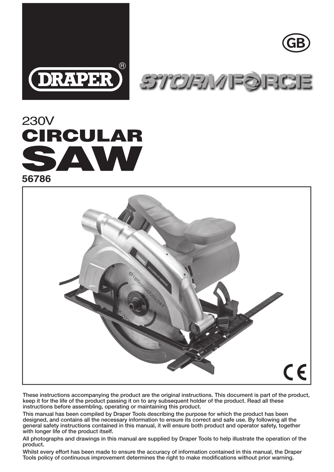 Draper CS1200SF User guide - ManualMachine.com