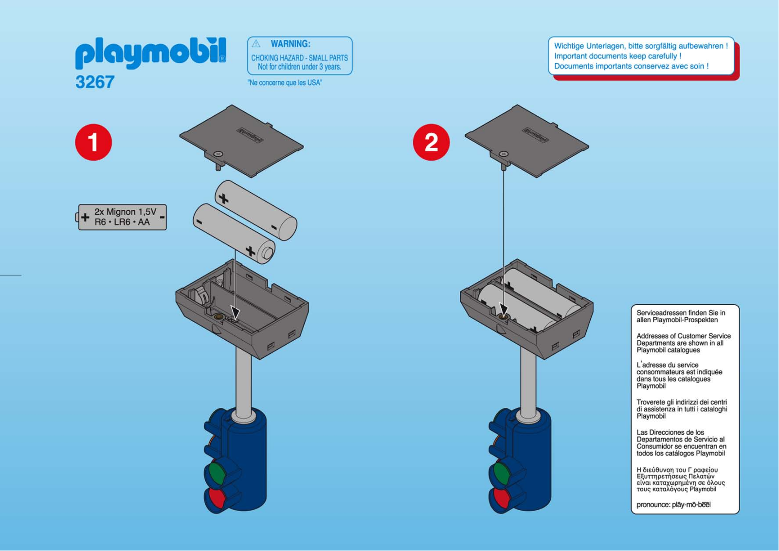 Playmobil 3267 Instructions