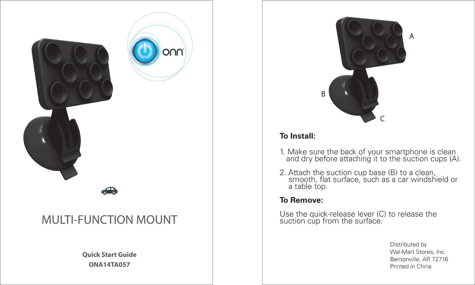 Onn ONA14TA057 User Manual