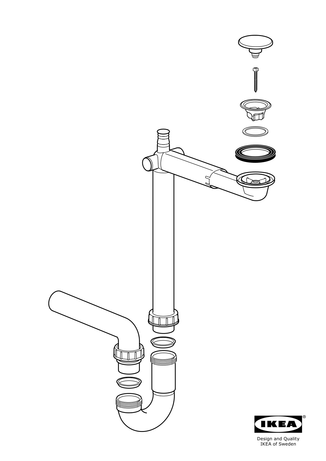 Ikea S49119564, S69119558, 40299418, 00304718 Assembly instructions