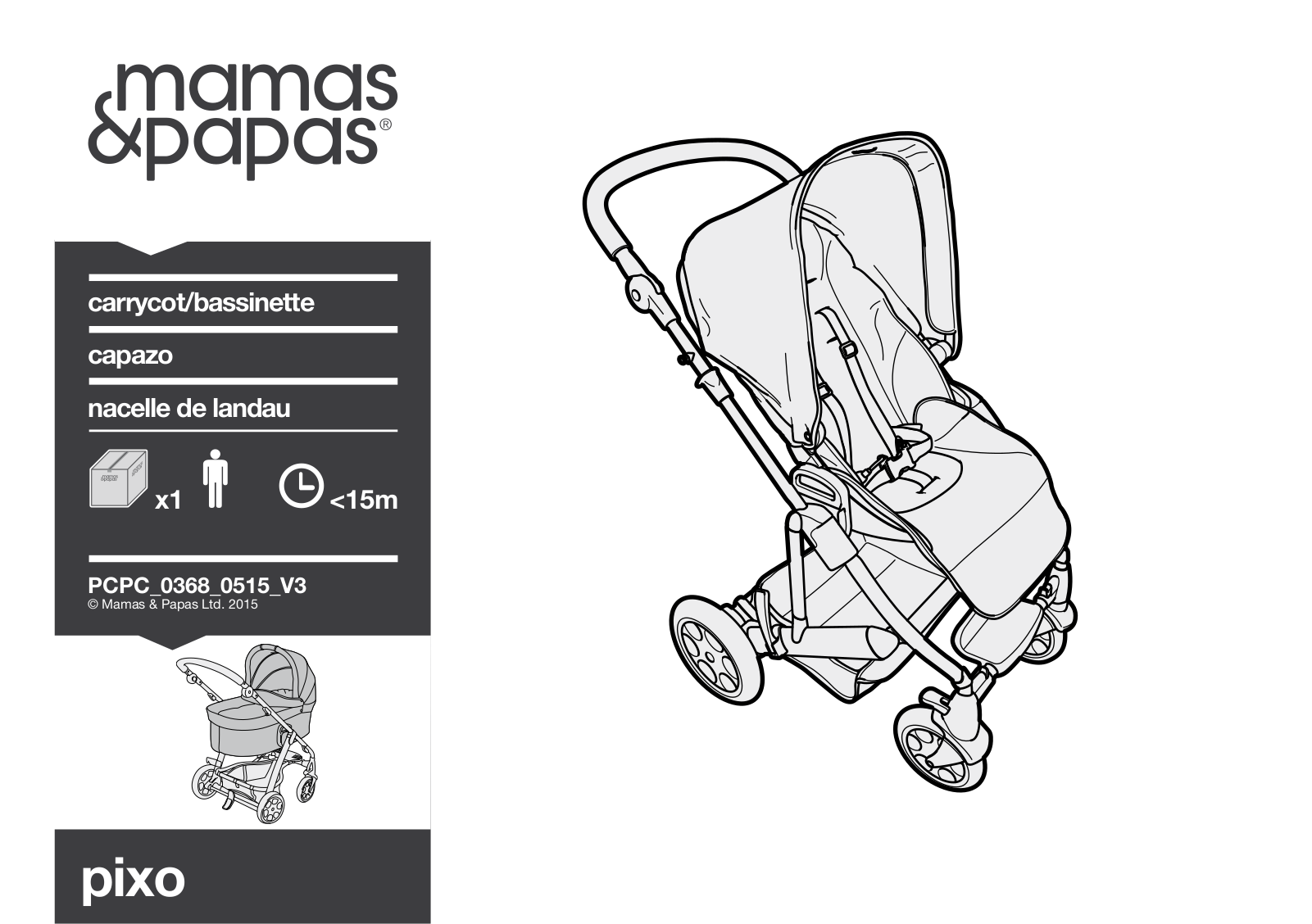 Mamas & Papas pixo Instruction manual