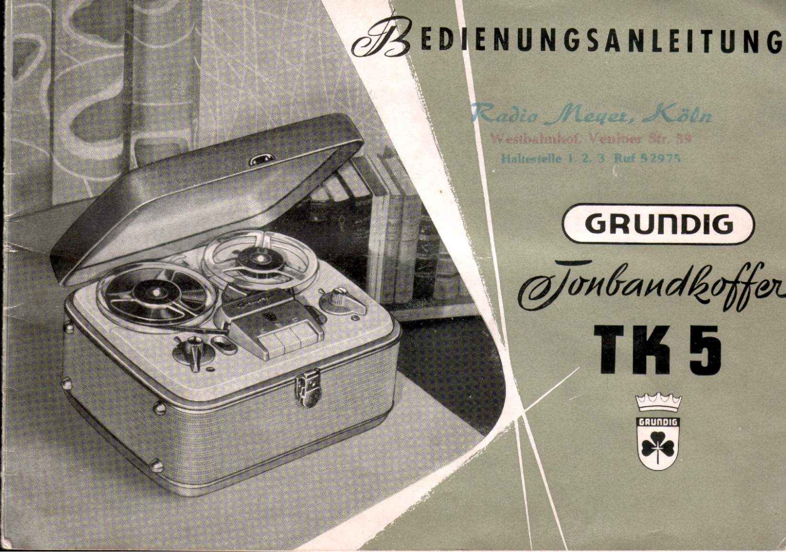 Grundig TK-5 Service Manual