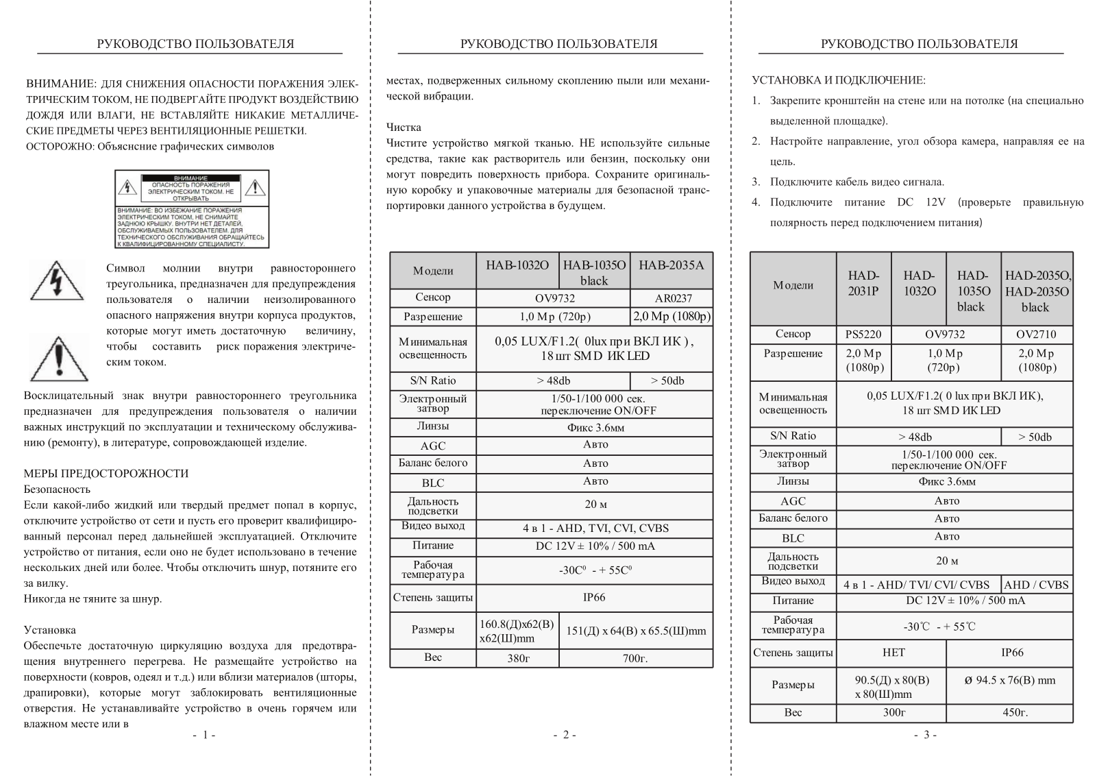 Ginzzu HAD-1032O User Manual