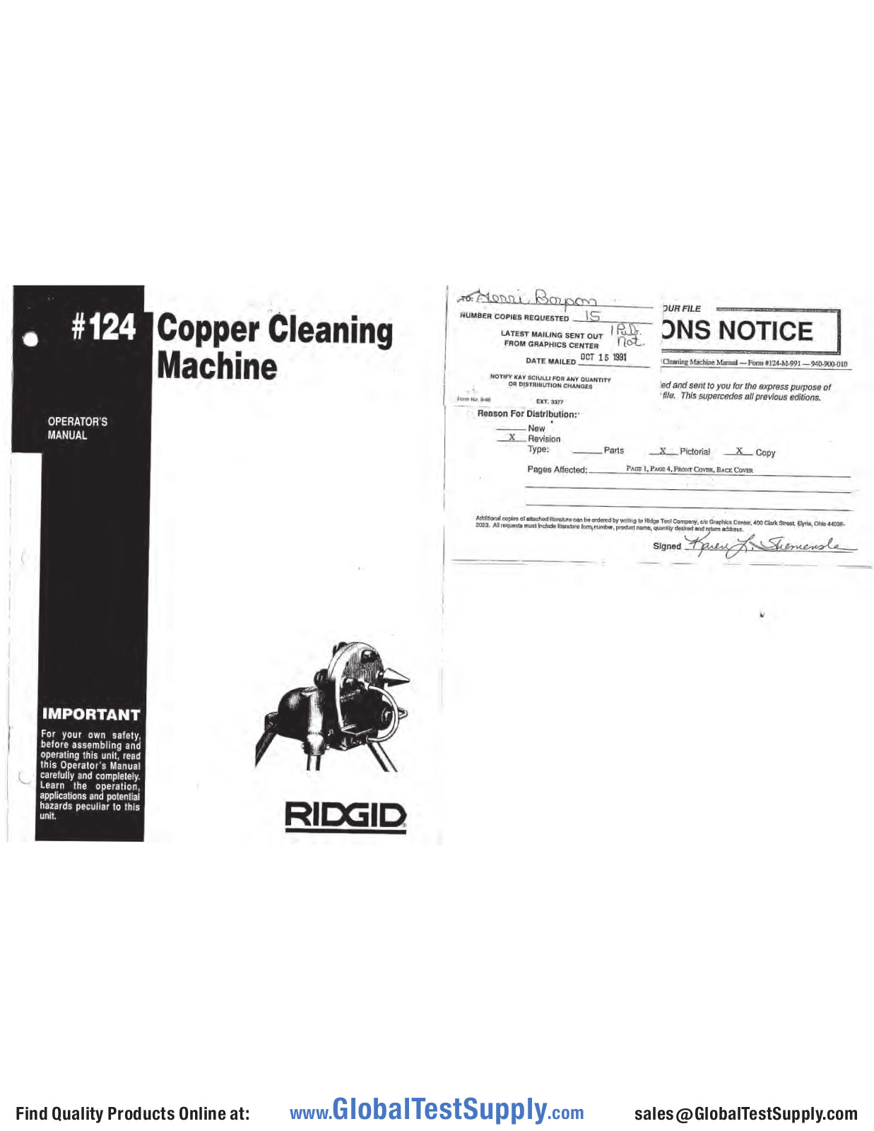 RIDGID 42250, 42260, 42275, 42265 User manual - ManualMachine.com
