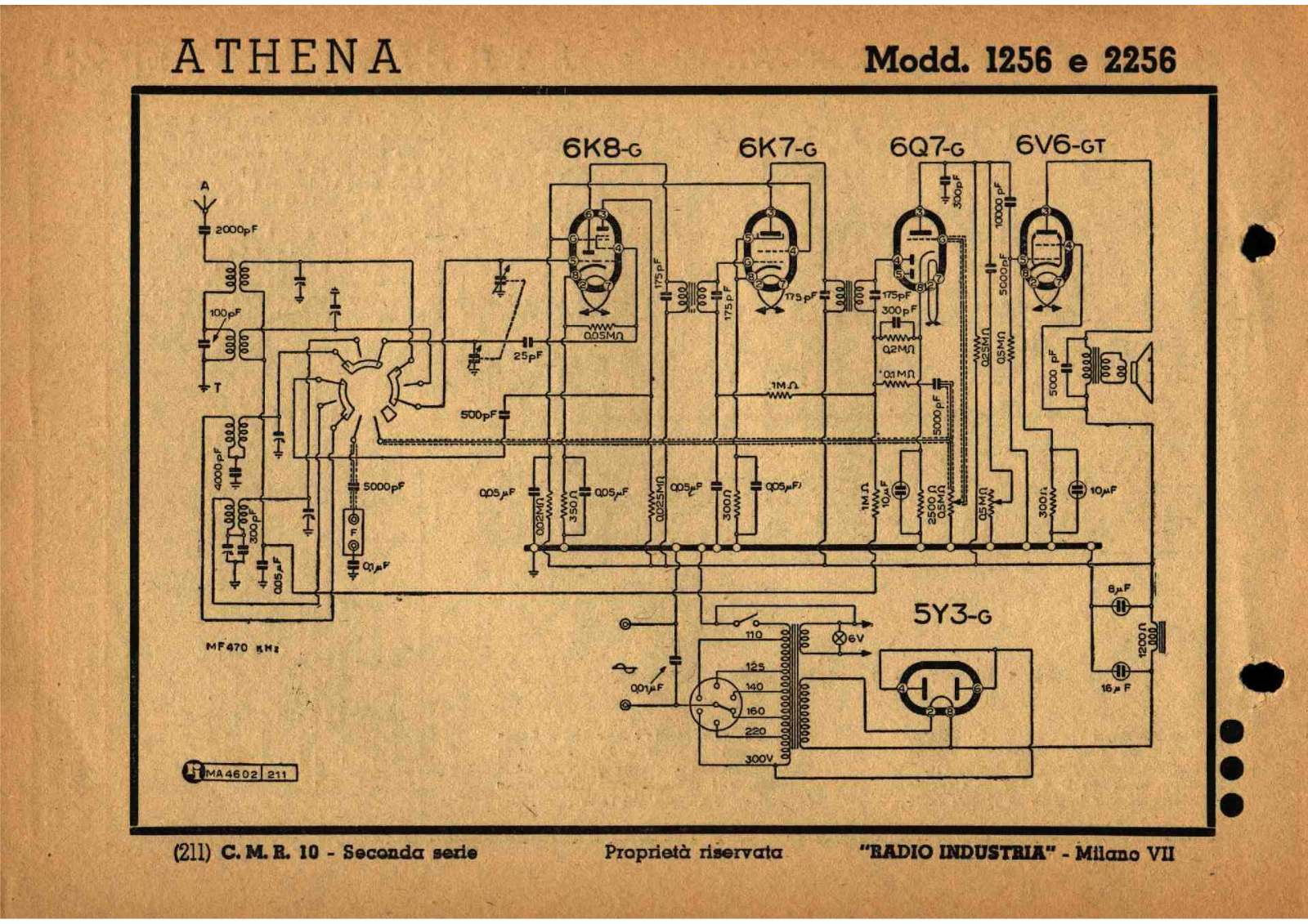 Athena 12562256 schematic