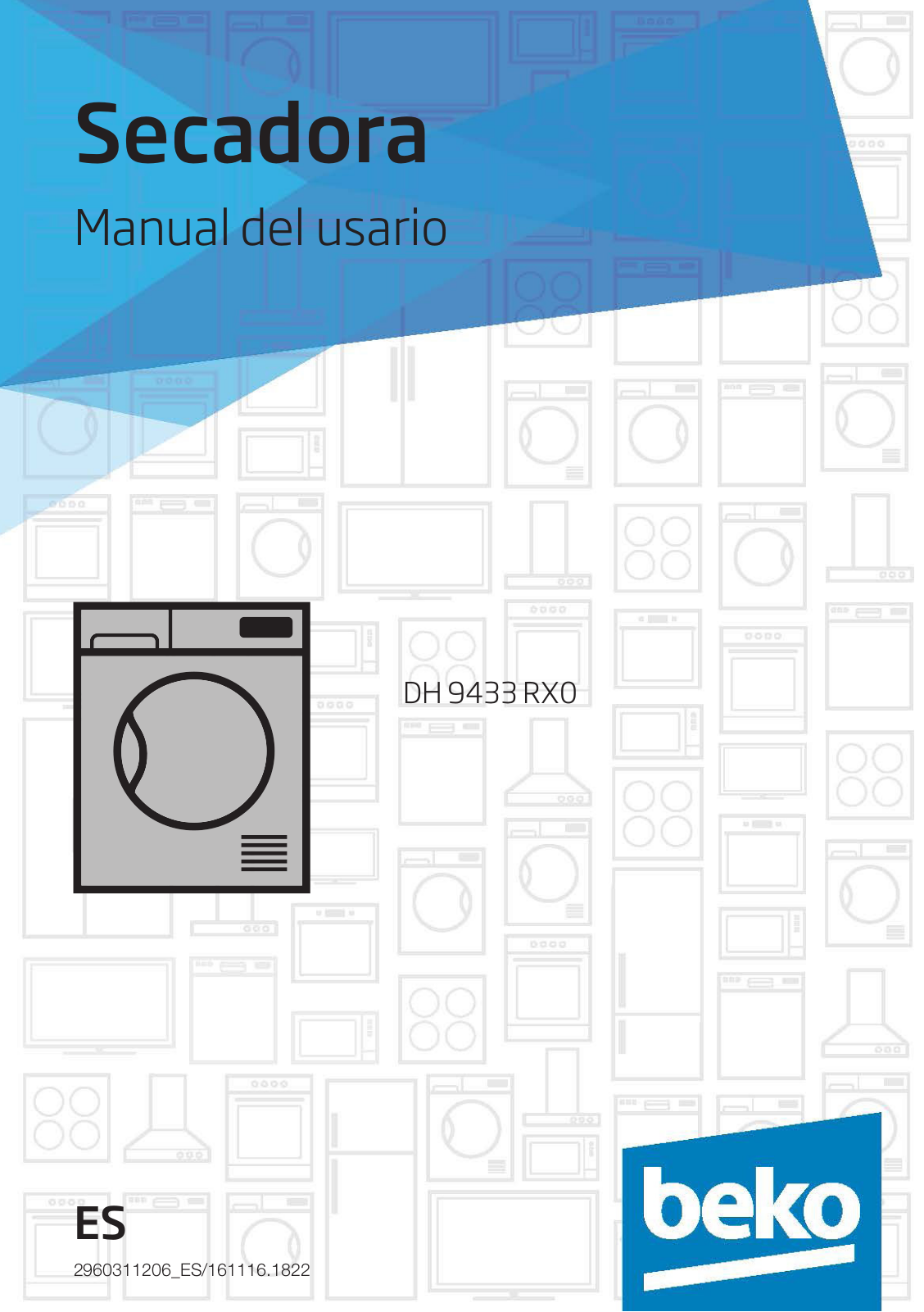 Beko DH 9433 RX0 User manual