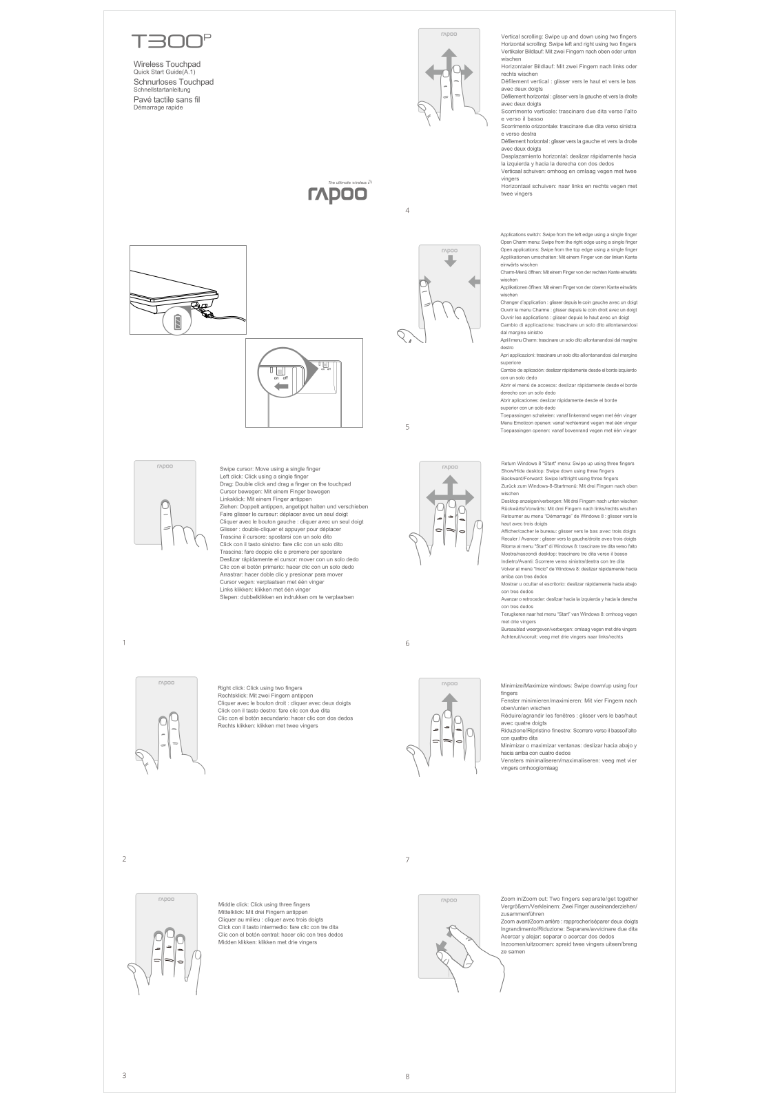 Rapoo Technology T300P Users Manual