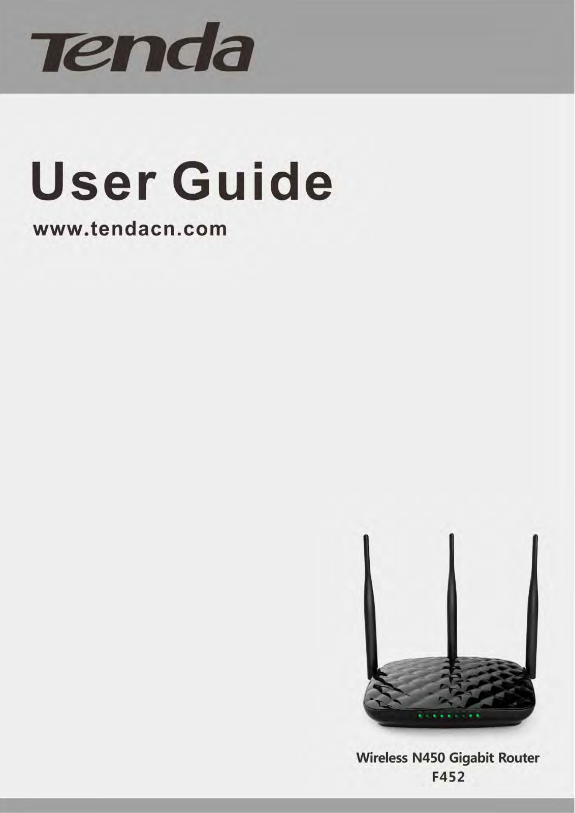 TENDA TECHNOLOGY F452 User Manual