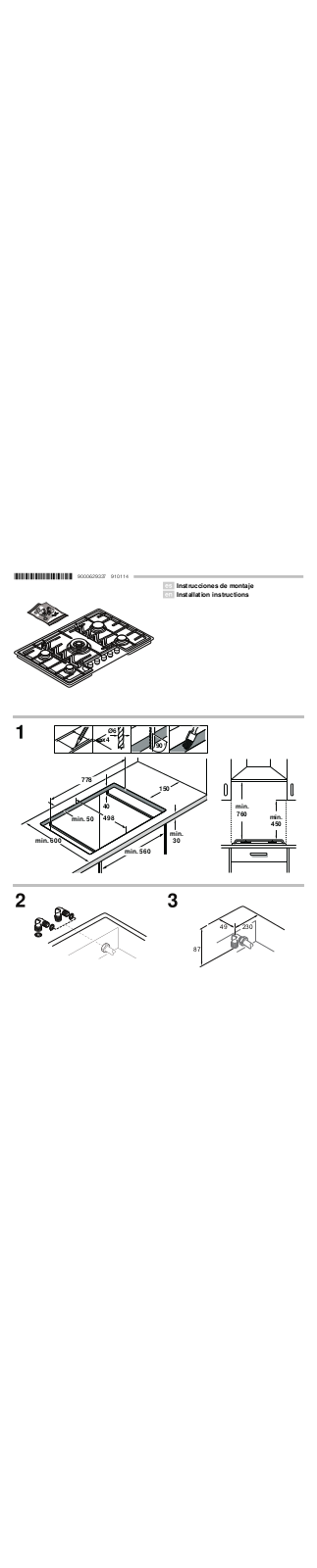 Siemens PDR885B90V Installation Manual