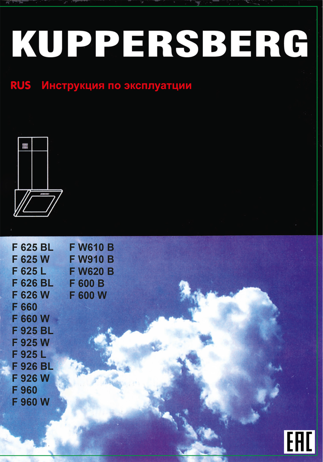 Kuppersberg F W910 B User Manual