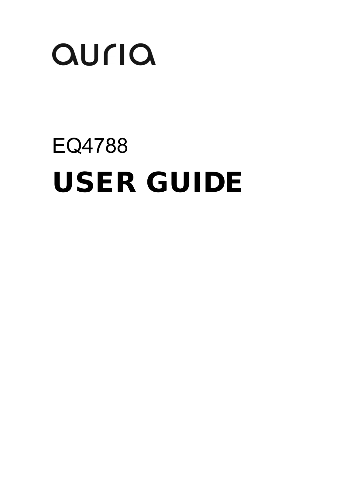 Auria EQ4788 User Guide - ManualMachine.com