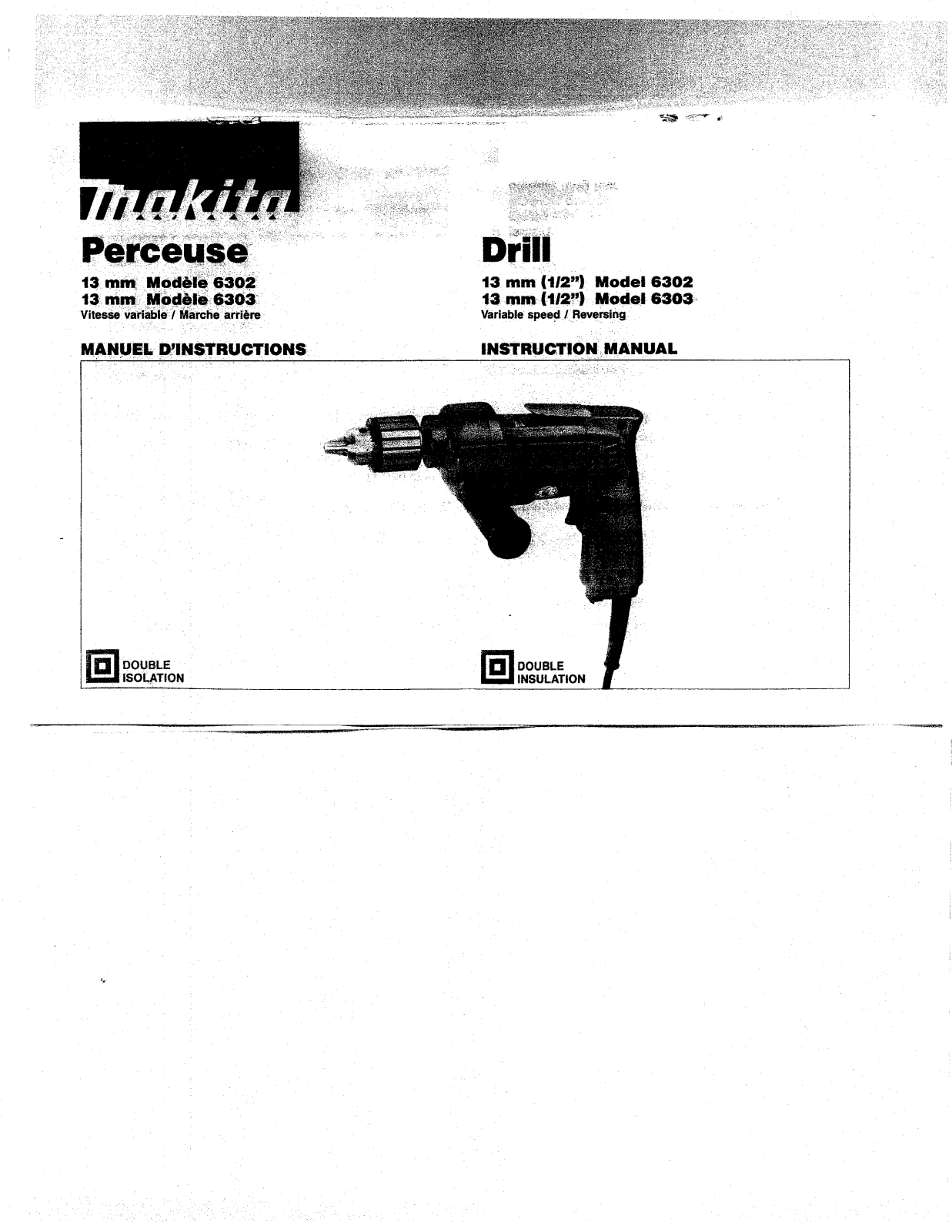 Makita 6302 User Manual