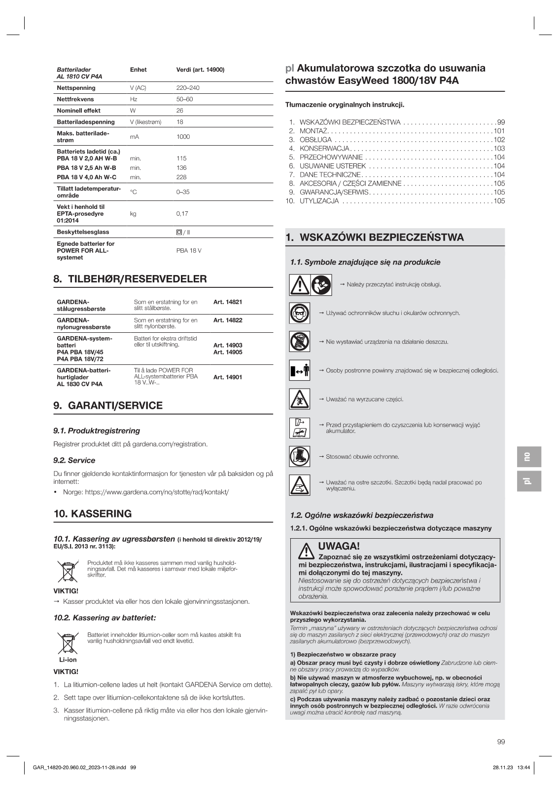 GARDENA 14820-20 User guide - ManualMachine.com