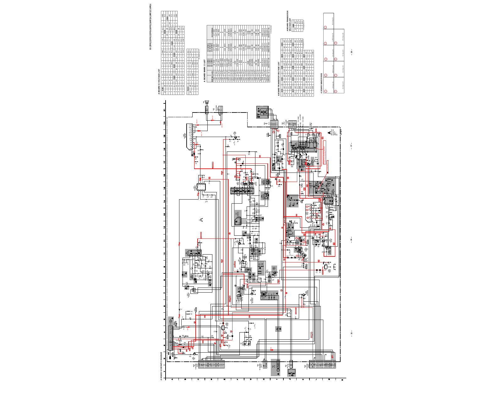 Sony KV-13FM12, KV-13FM13, KV-13FM14, KV-14FM12, KV-14MF12A Diagram