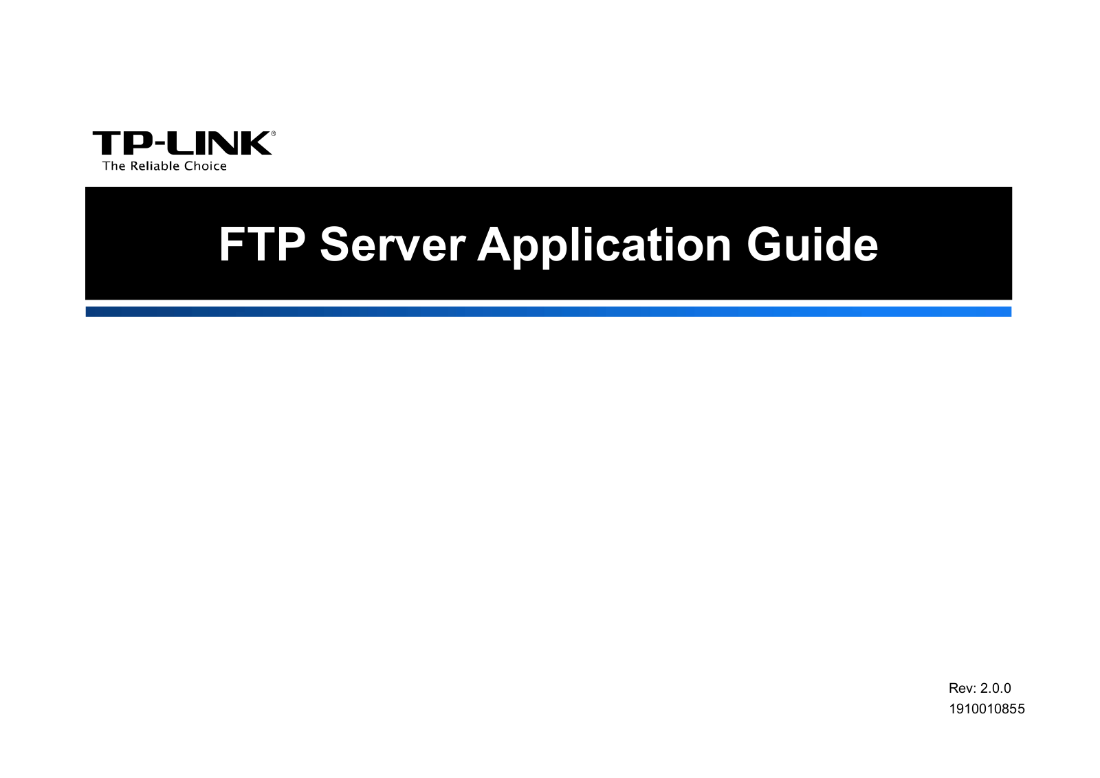 TP-Link Archer D2, Archer D7, Archer D9 Application Guide