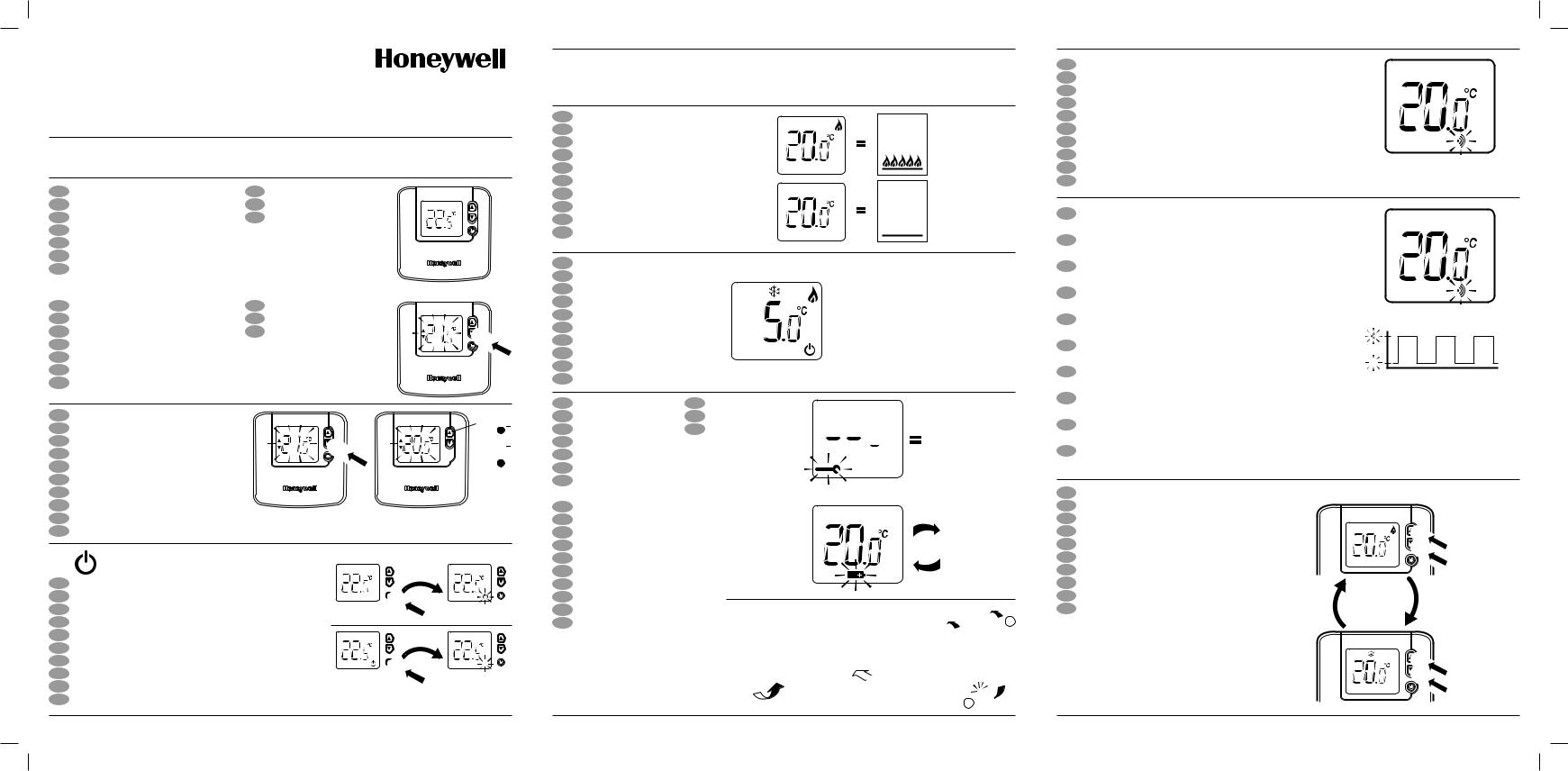 Honeywell DT92A Operating Instructions