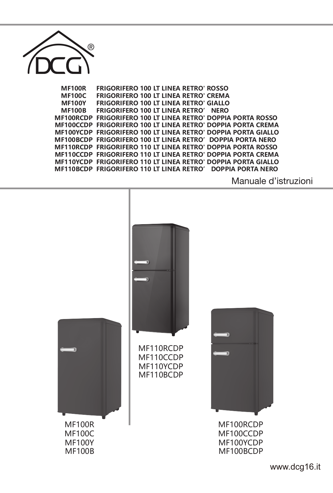 DCG MF100BCDP User guide - ManualMachine.com