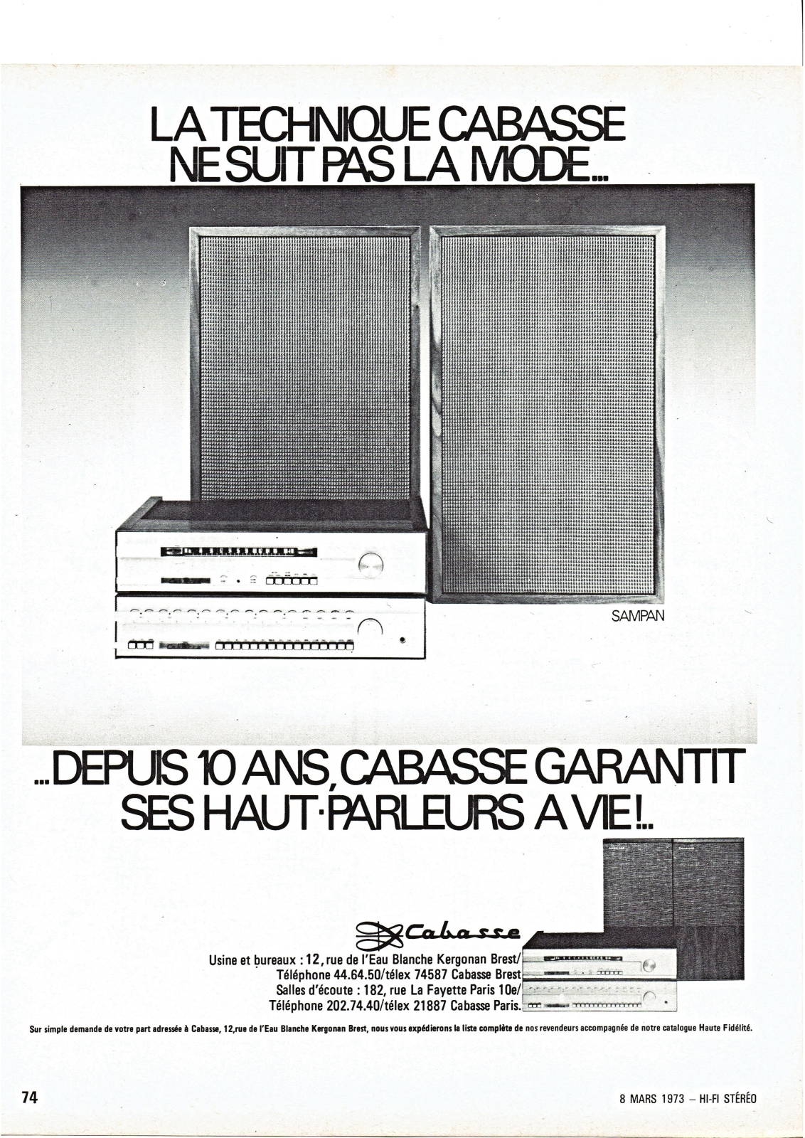 Cabasse Hifi-Stereo User Manual