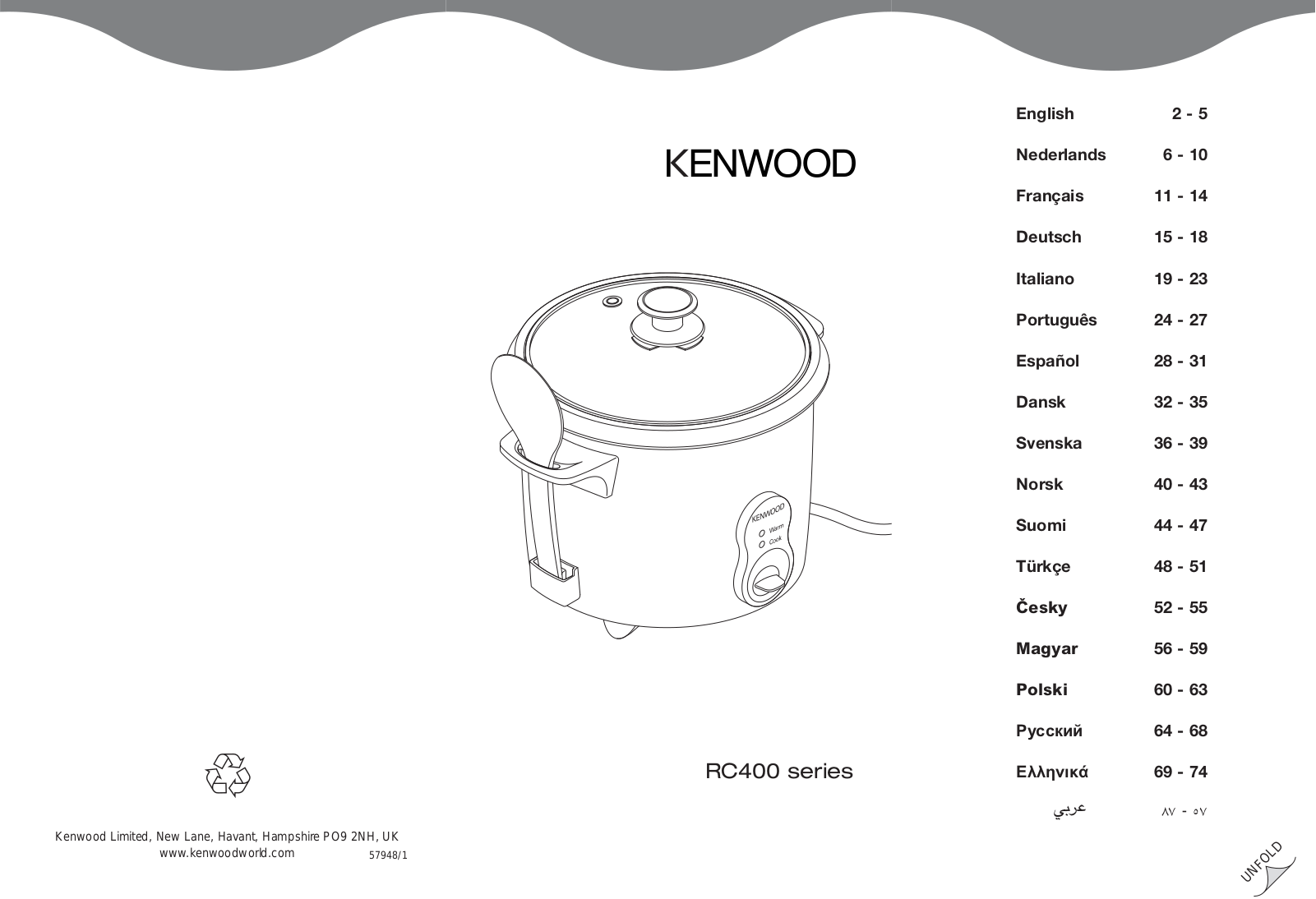 Kenwood RC400 User Manual