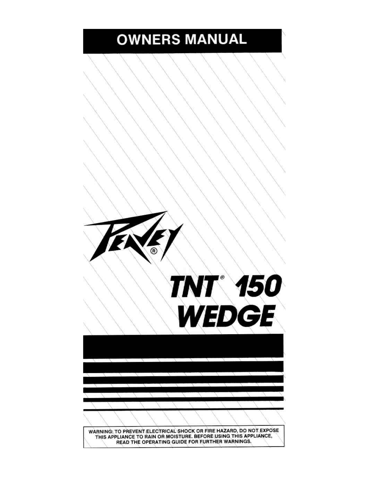 Peavey TNT 150 WEDGE Owners Manual