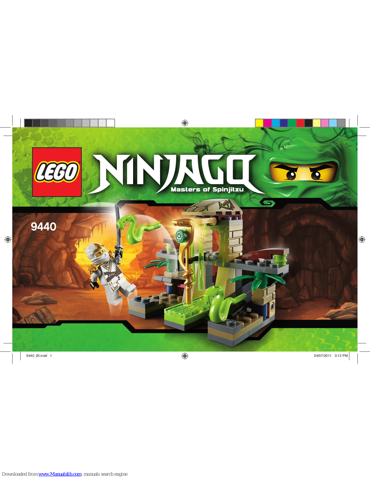 LEGO Ninjago 9440, Mini Taurus 3864 Instructions Manual