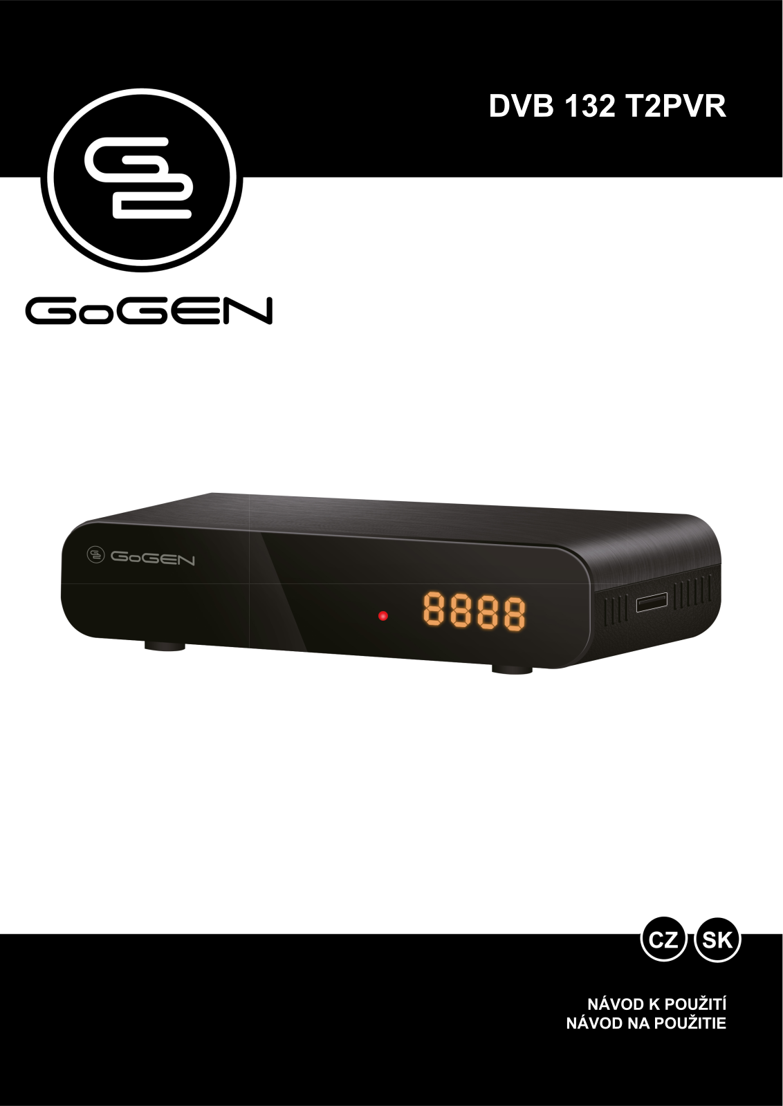 GoGEN DVB 132 T2 PVR User Manual